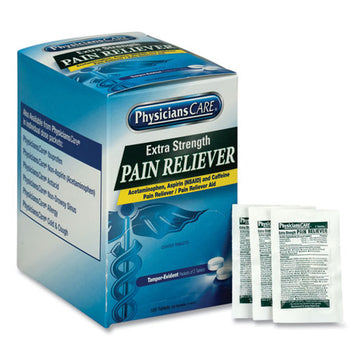 PhysiciansCare® Extra-strength Pain Reliever, Two-pack, 50 Packs-box freeshipping - TVN Wholesale